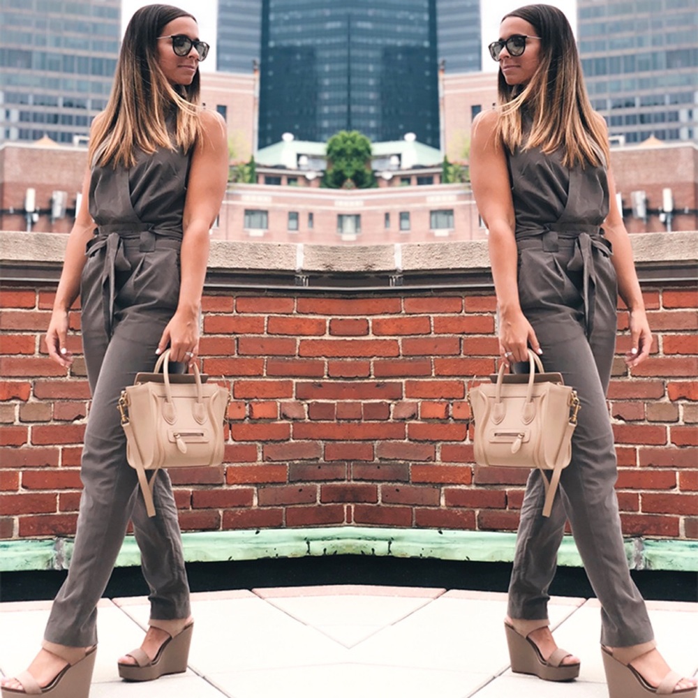 Express Surplice Jumpsuit